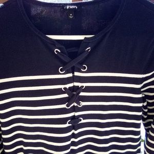 Talbot's dress midi size medium 3/4 LENGTH SLEEVE NAUTICAL THEME